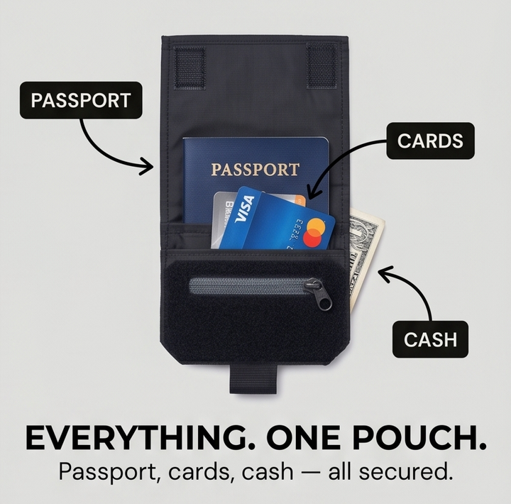 Beltora™ – Slim Belt Wallet for Hidden Carry