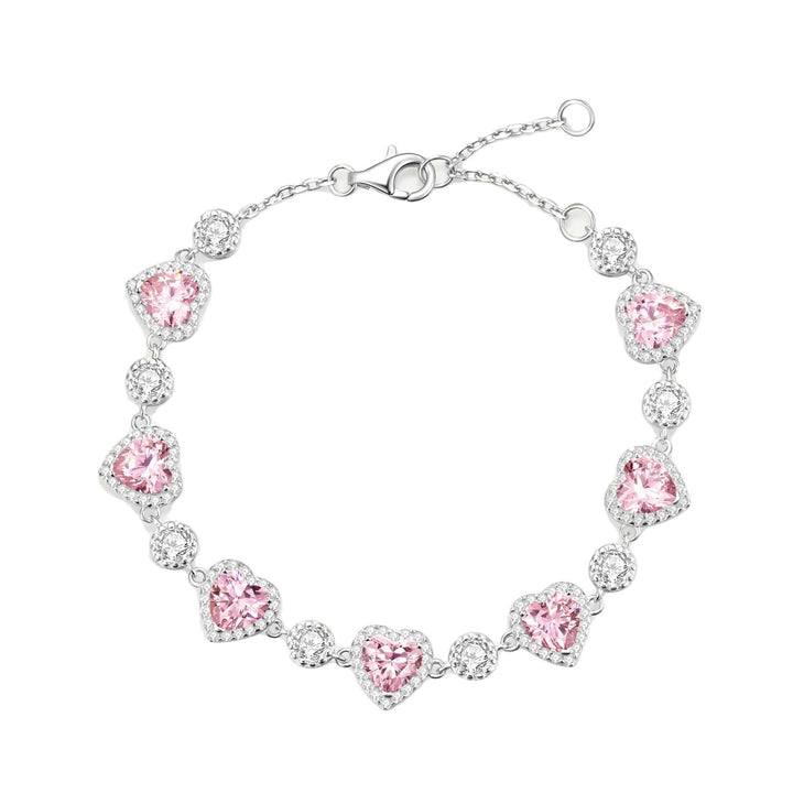 Lunavia™ – Heart Crystal Halo Bracelet