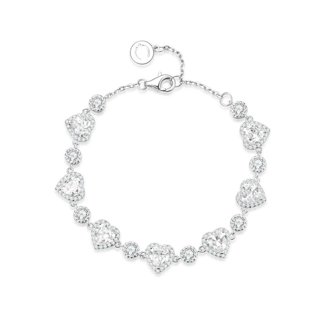 Lunavia™ – Heart Crystal Halo Bracelet