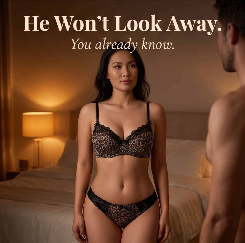 Luxette™ Leopard Lace Push Up Bra and Panties Set