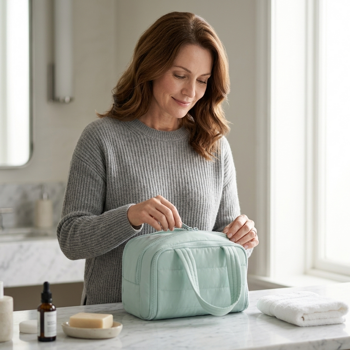 Cloudette™ – Wide-Mouth Toiletry Bag