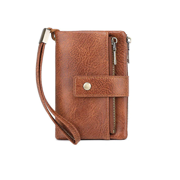 Veluna™ Long Wallet with Phone Pocket and Wrist Strap