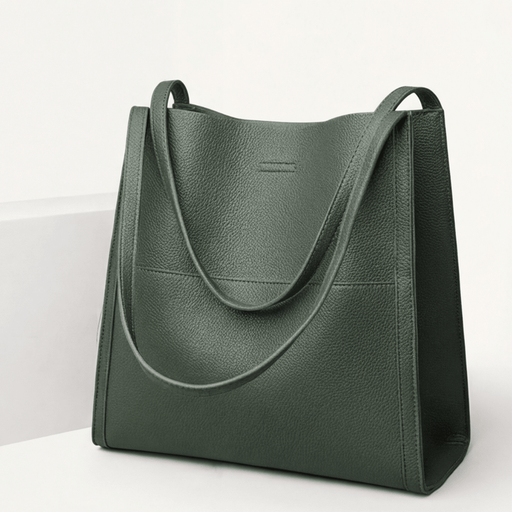 Solenne™ Soft Leather Shoulder Tote