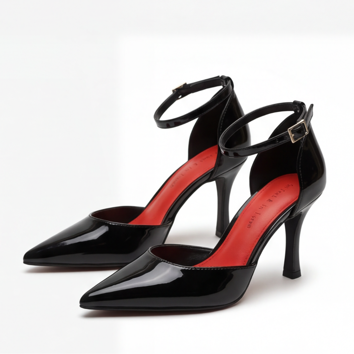 Lusoire™ – Glossy D'Orsay Stiletto Heels