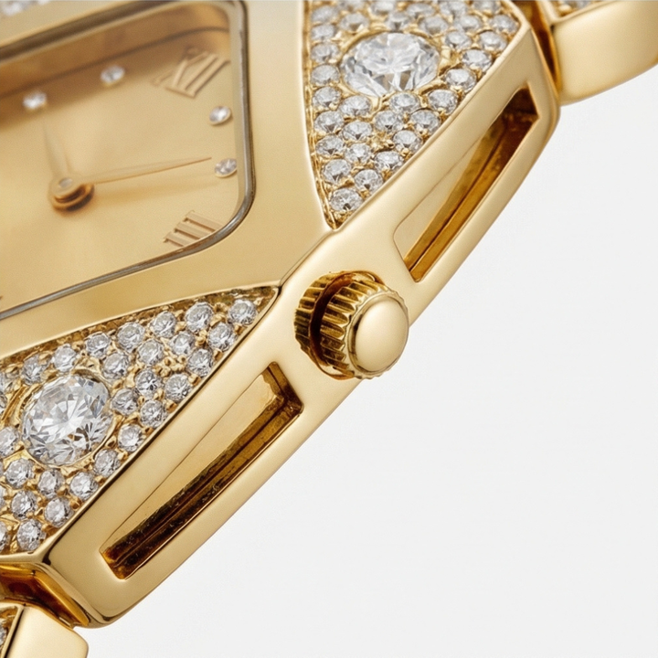 Lumivra™ Sparkling Rhinestone Vintage Watch