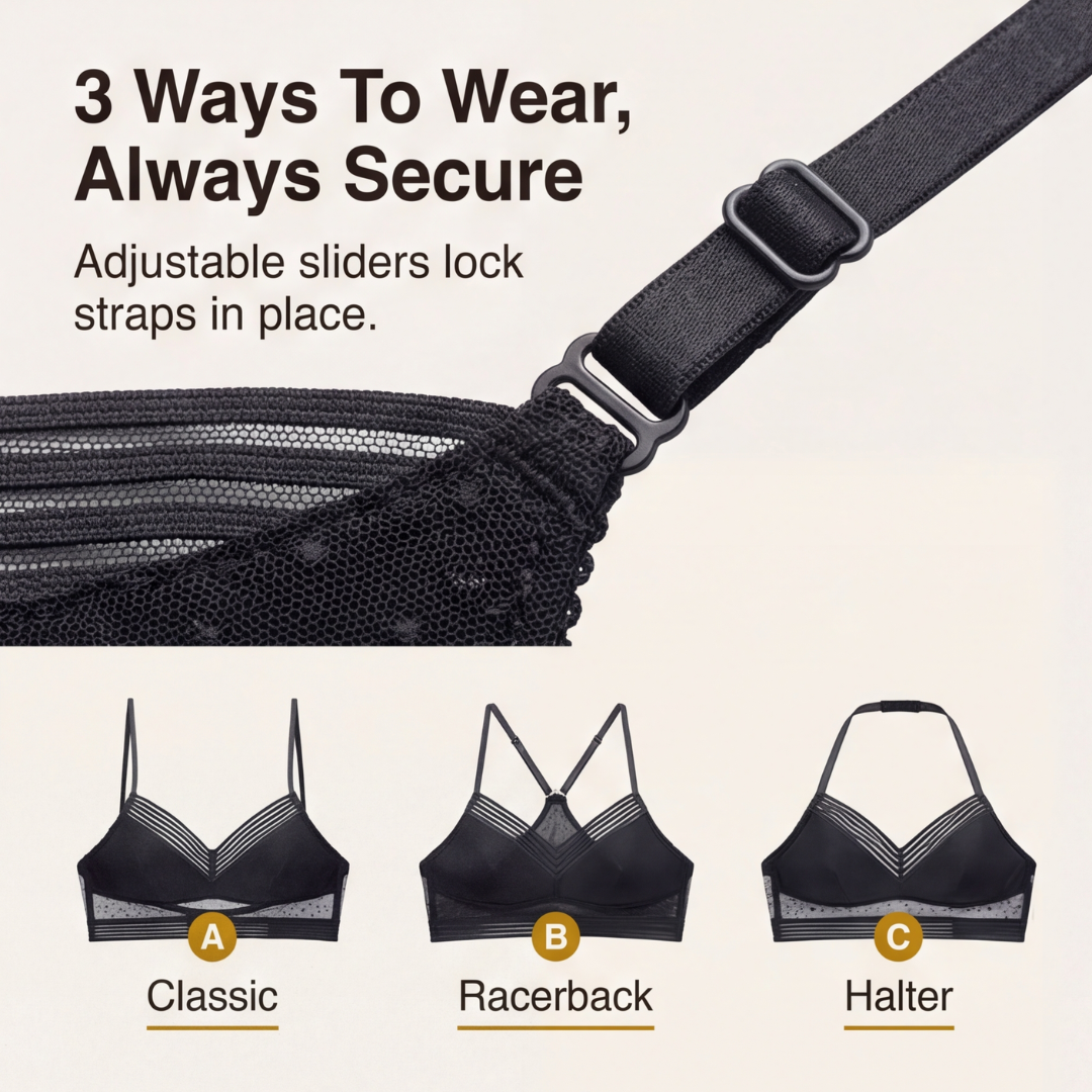 Lacella™ Wireless Lifting Lace Bra