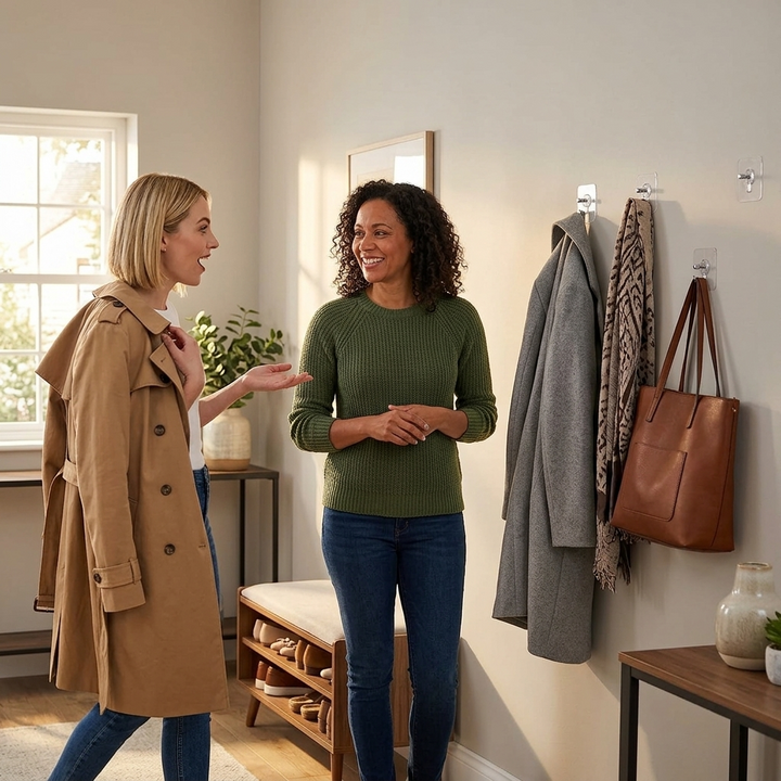 Gripstay™ – Heavy Duty Invisible Adhesive Wall Hooks