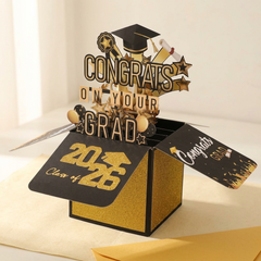 LumiCard™ - 3D Pop-Up Graduation Card for Class of 2026