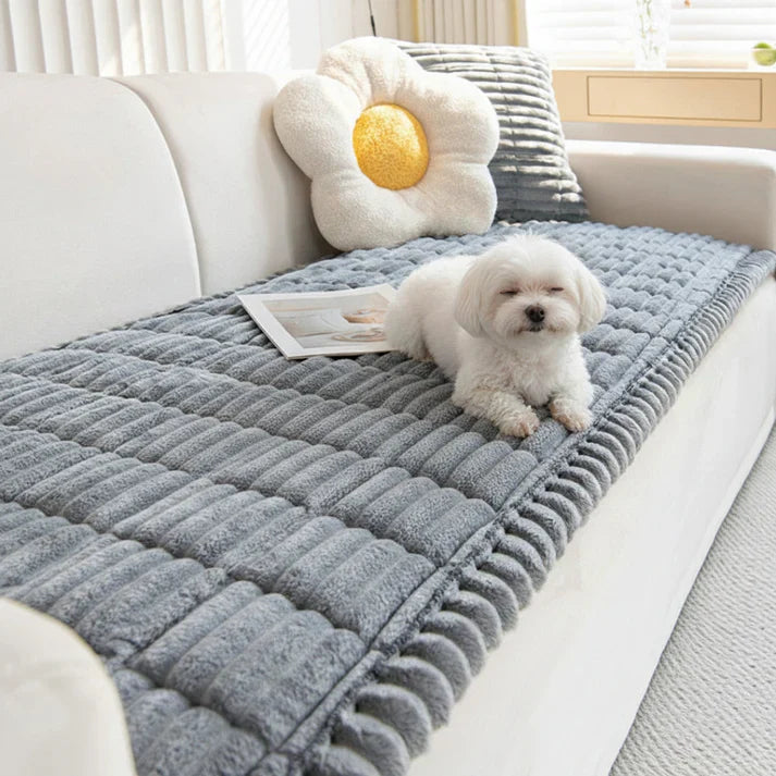 Pawlora™ – Plush Non Slip Couch Protector for Pets