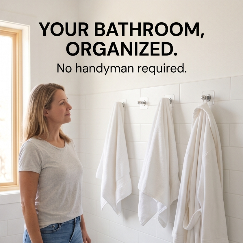 Gripstay™ – Heavy Duty Invisible Adhesive Wall Hooks