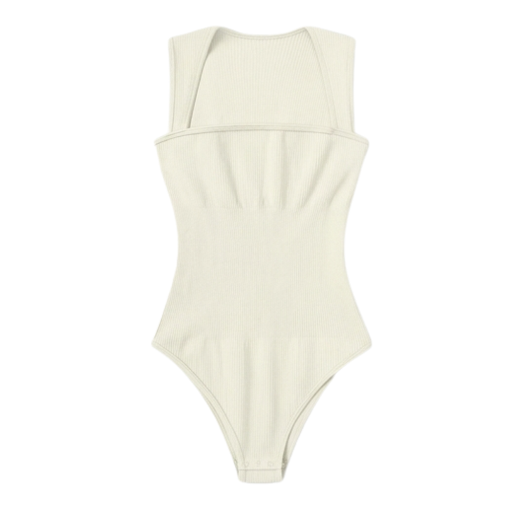 Snatella™  Snatched Square Neck Bodysuit for Everyday Layering