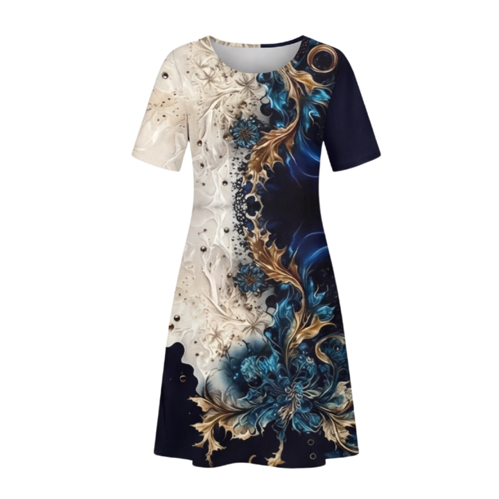 Floressa™ – 3D Floral A Line Summer Dress