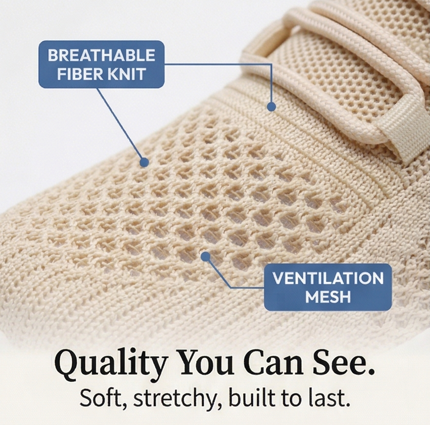Aerloom™ – Breathable Knit Sneakers for All Day Comfort