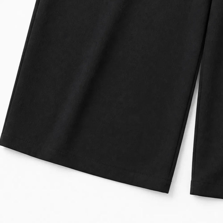 Solene – Belted Wide-Leg Shirt Jumpsuit with Tie Waist