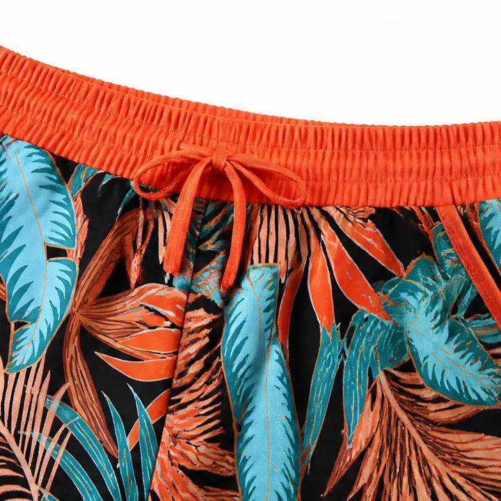 Solvea – Colorblock Tankini and Shorts Swim Set with Lined Shorts