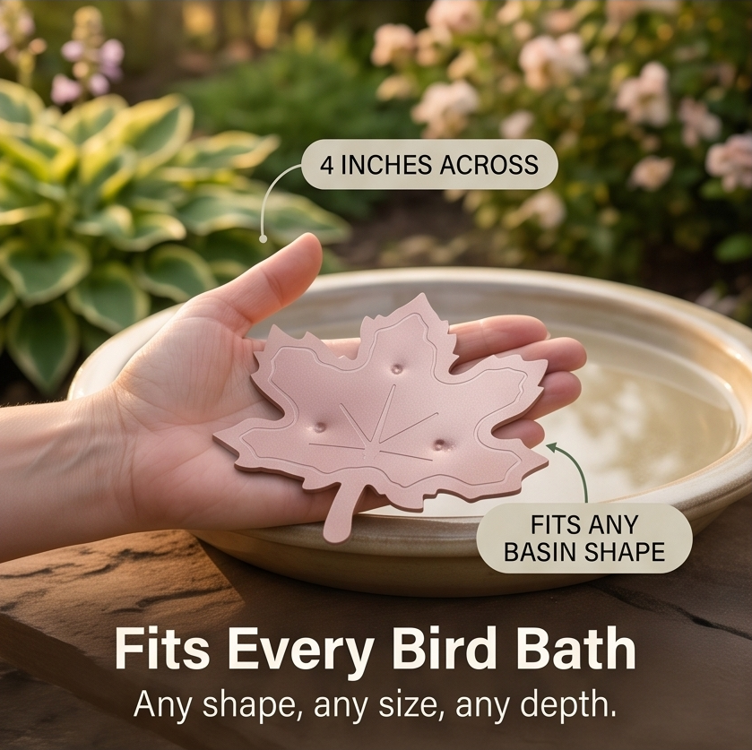 Coppera™ — Copper Leaf Bird Bath Purifier for Algae
