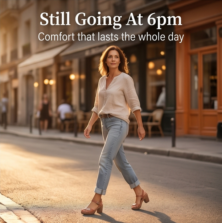 Luna™ Cushioned Block Heel Sandals for All-Day Wear