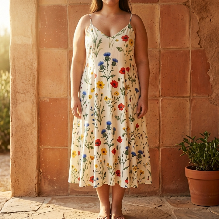 Floressa™ – Wildflower A Line Midi Sundress