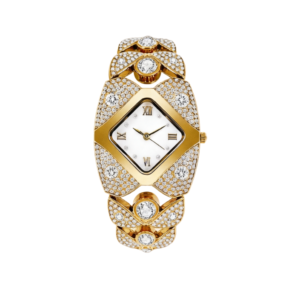 Lumivra™ Sparkling Rhinestone Vintage Watch