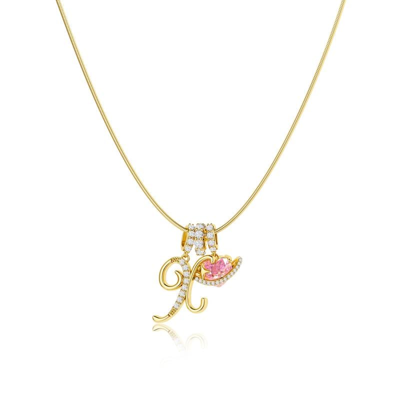Levara™ – Personalized Initial Heart Necklace