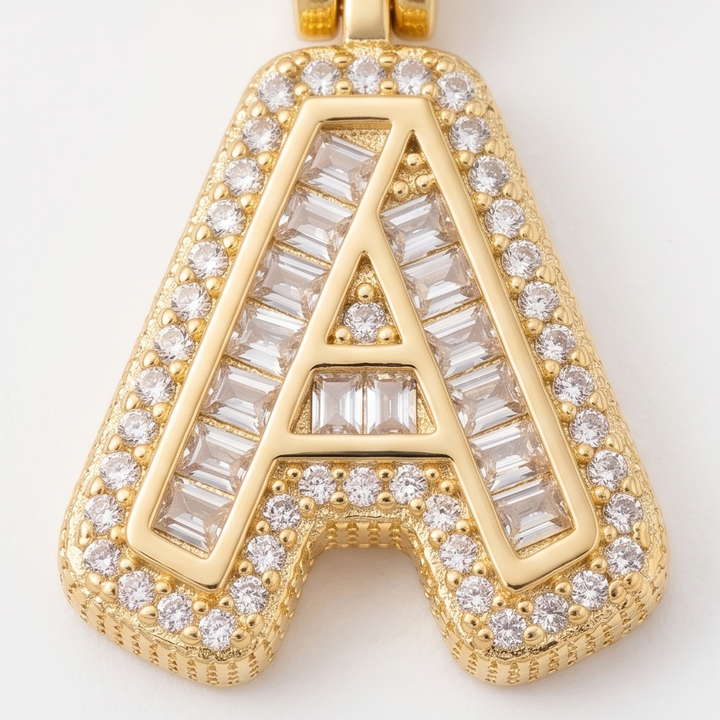 Luneria™ - Two-Piece Initial Pendant Necklace Set