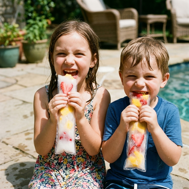 Popsly™ – Leakproof DIY Popsicle Pouches with Funnel