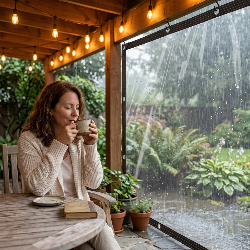 Clearvana™ – Clear Heavy-Duty Patio Tarp
