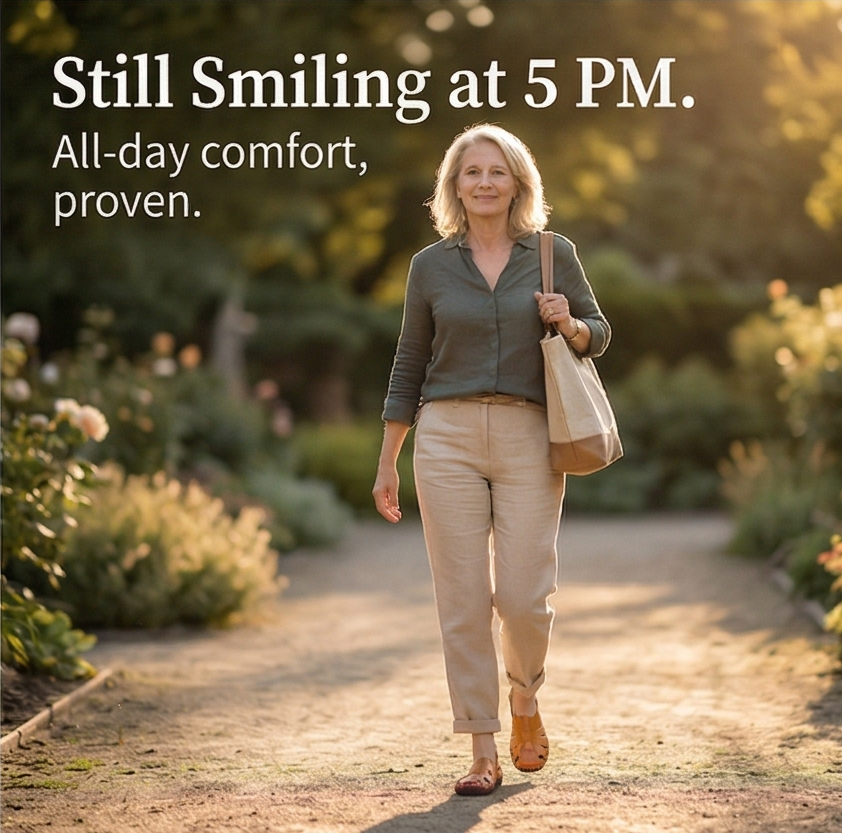Solara™ – Hand Stitched Leather Comfort Sandals