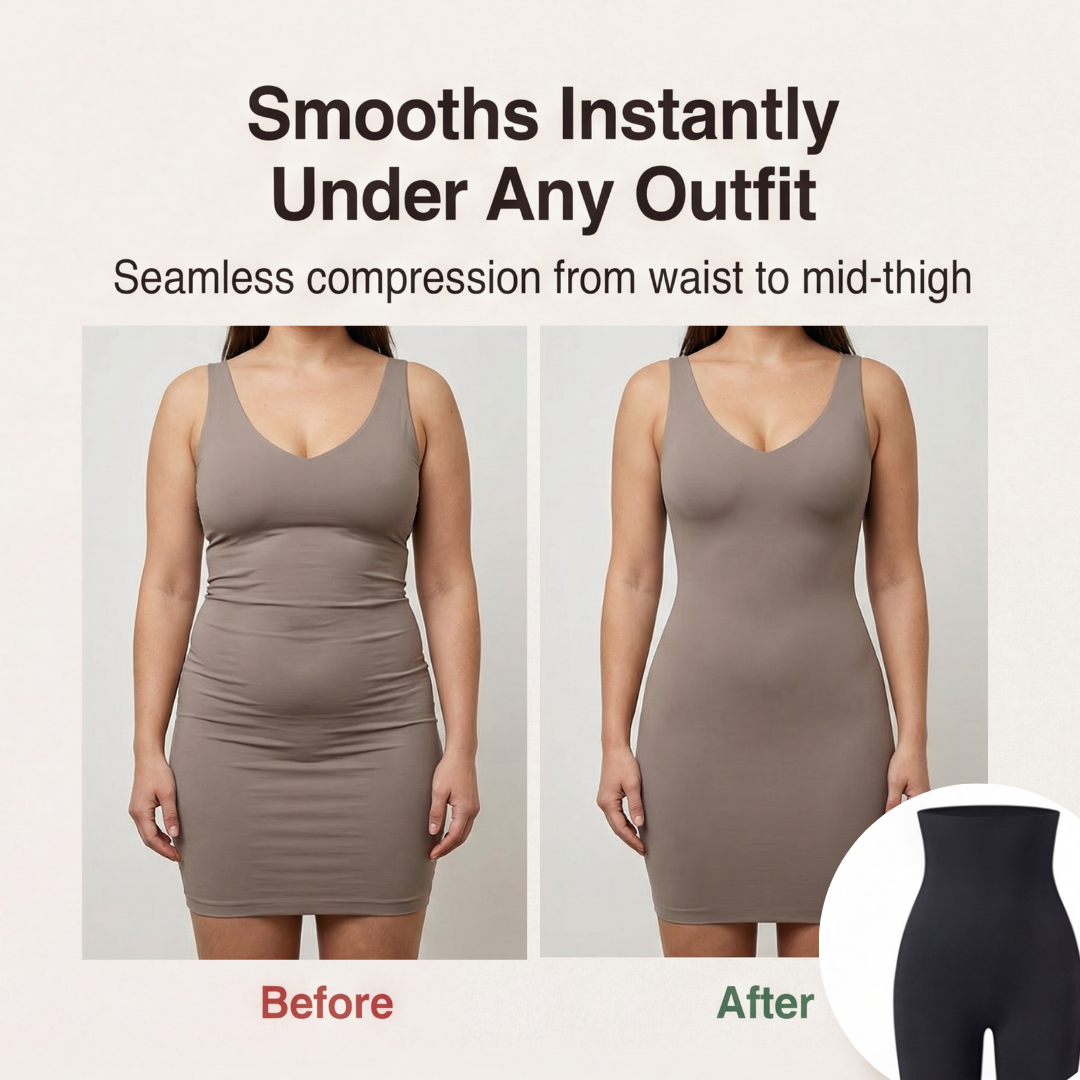 Shapeda™ – High Waisted Tummy Control Shaper Shorts