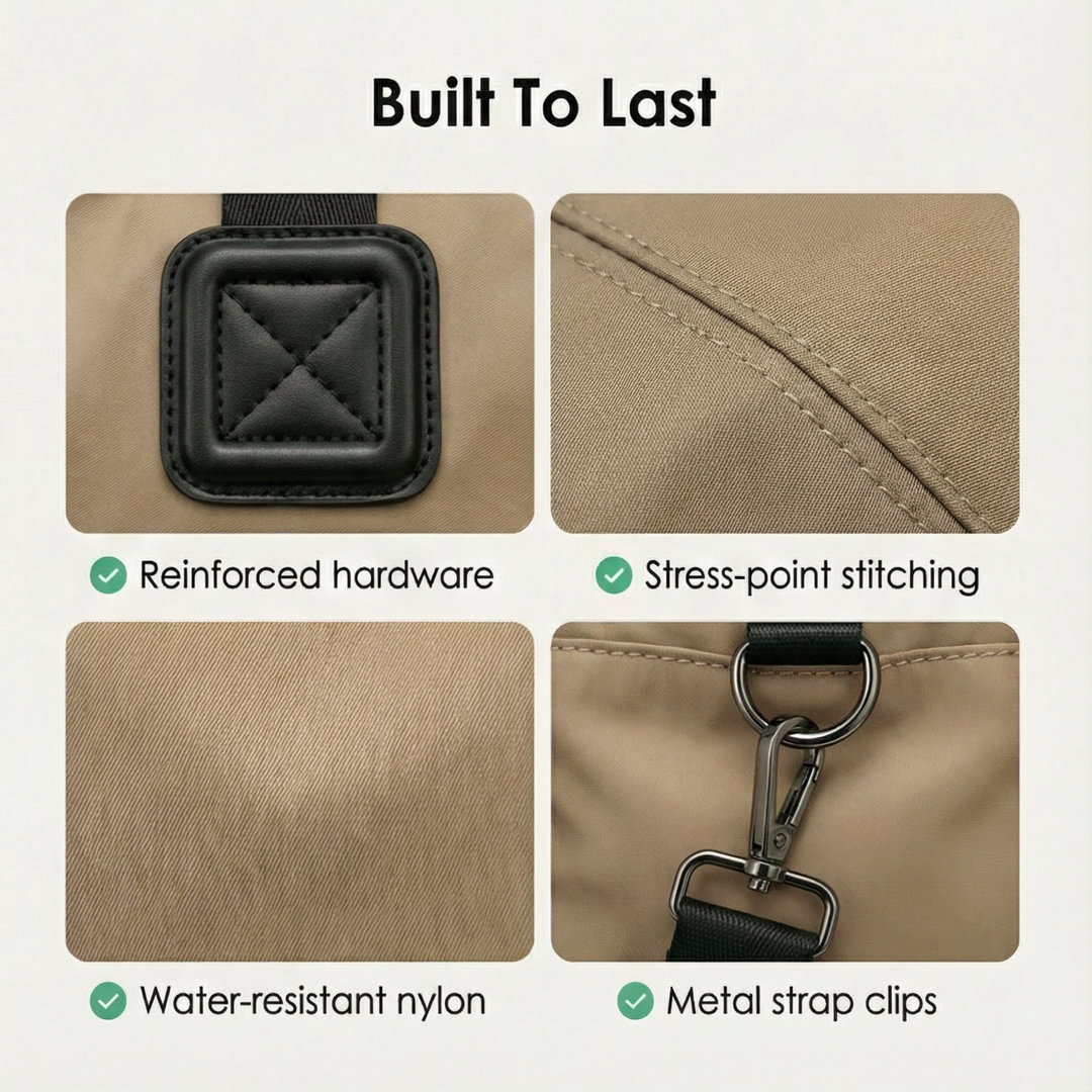 Carryvé™ 3 in 1 Convertible Nylon Backpack
