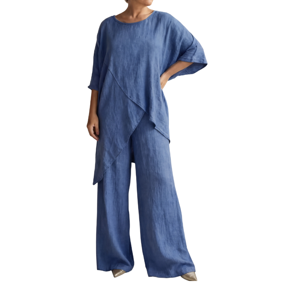 Sofienne™ – Asymmetrical Two Piece Set