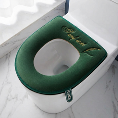 Coziseat™ – Soft Velvet Toilet Seat Cover with Zipper