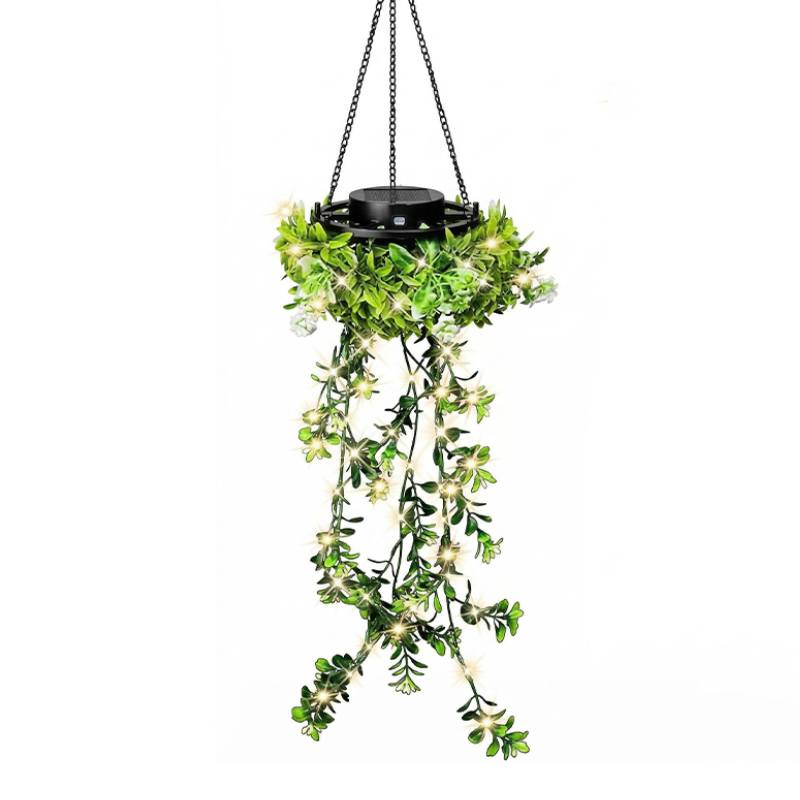 Lumivia™ - Solar Hanging Ivy Lantern for Magical Evening Gardens
