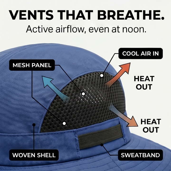 Sunnytrail™ – UPF 50+ Outdoor Sun Hat for Full Coverage
