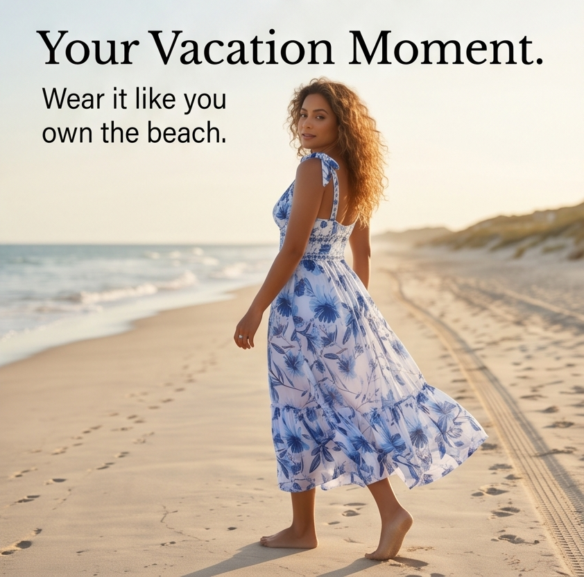 Solveya™ – Floral One-Piece Swimsuit with Matching Cover-Up Skirt