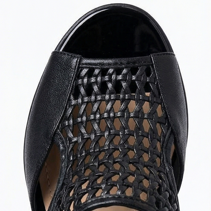 Tessara™ – Breathable Woven Summer Heel Sandals
