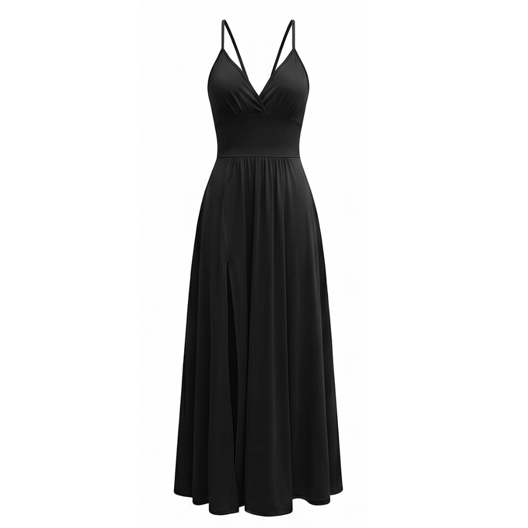 Florenza™ – Flowing V-Neck Maxi Dress