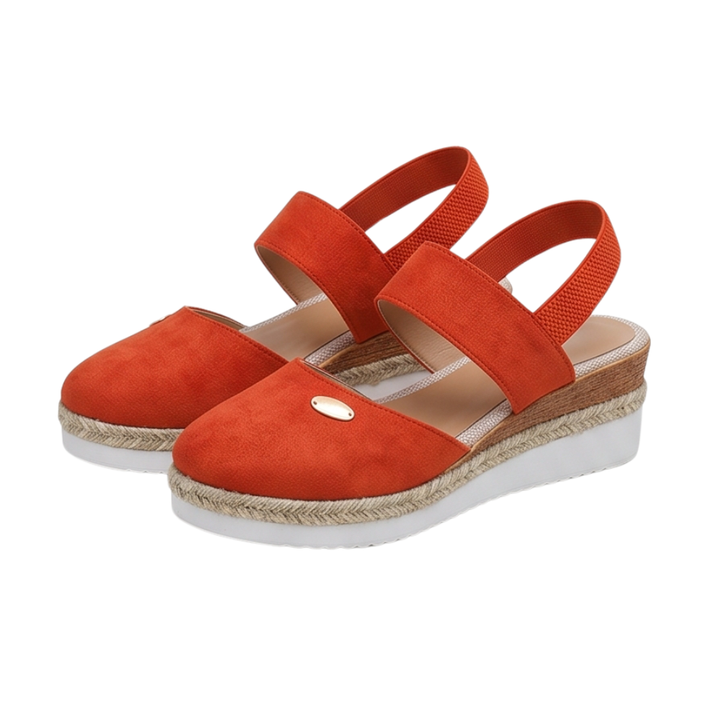 Stepwell™ – Cushioned Espadrille Wedge Sandals