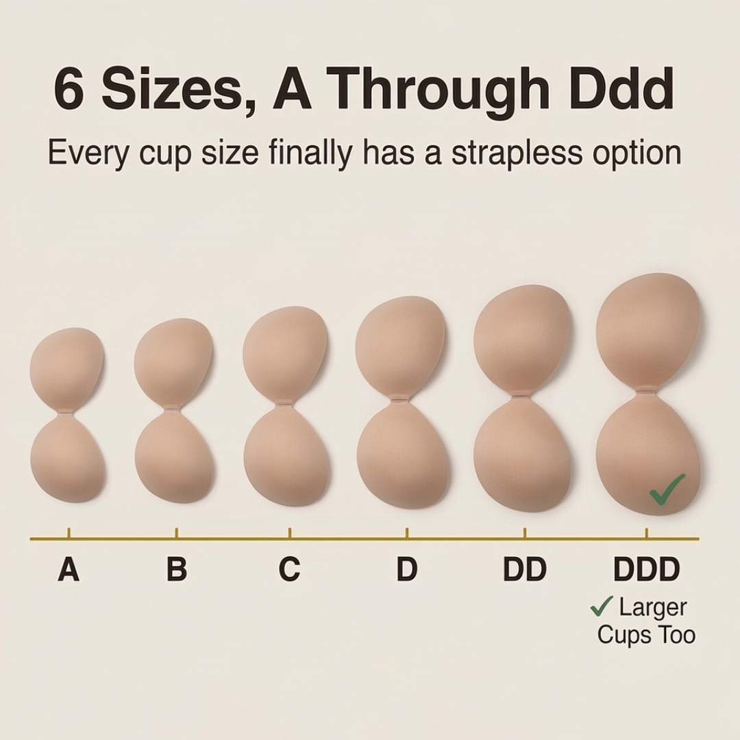 Liftara™ Invisible Adhesive Push Up Bra