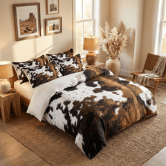 Ranchero™ — Western Cowhide Bedding Set