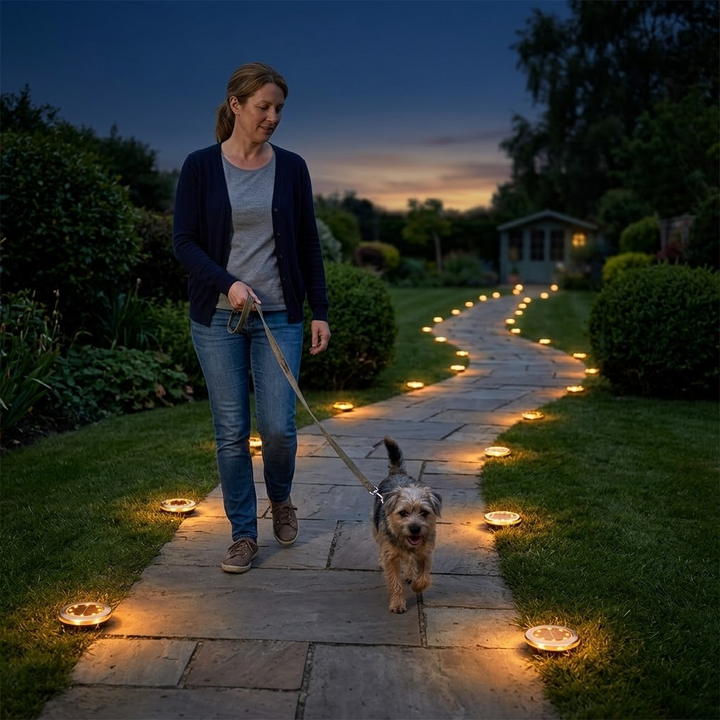 Lumeré™ – Warm-Glow Solar Path Lights