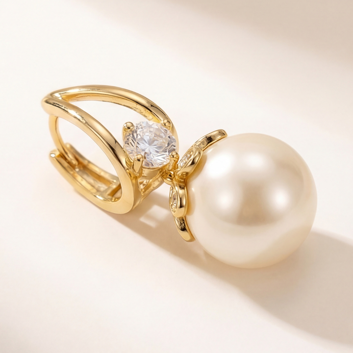 Florenza™ Sparkling Pearl Drop Earrings