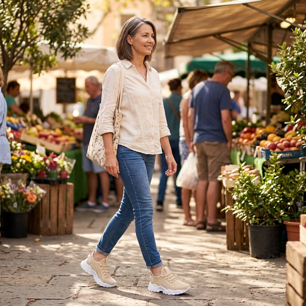 Aerloom™ – Breathable Knit Sneakers for All Day Comfort