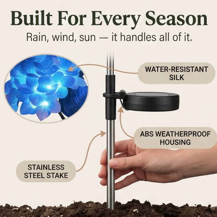 Lumelle™ Solar Hydrangea Garden Lights (2Packs)