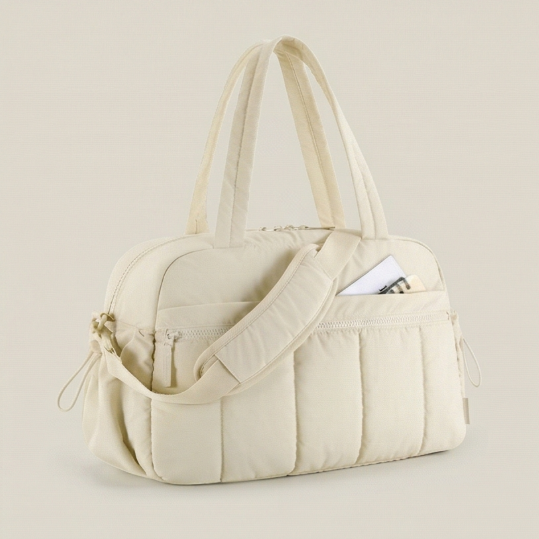 Cloudara™ — Lightweight Quilted Carry All Tote