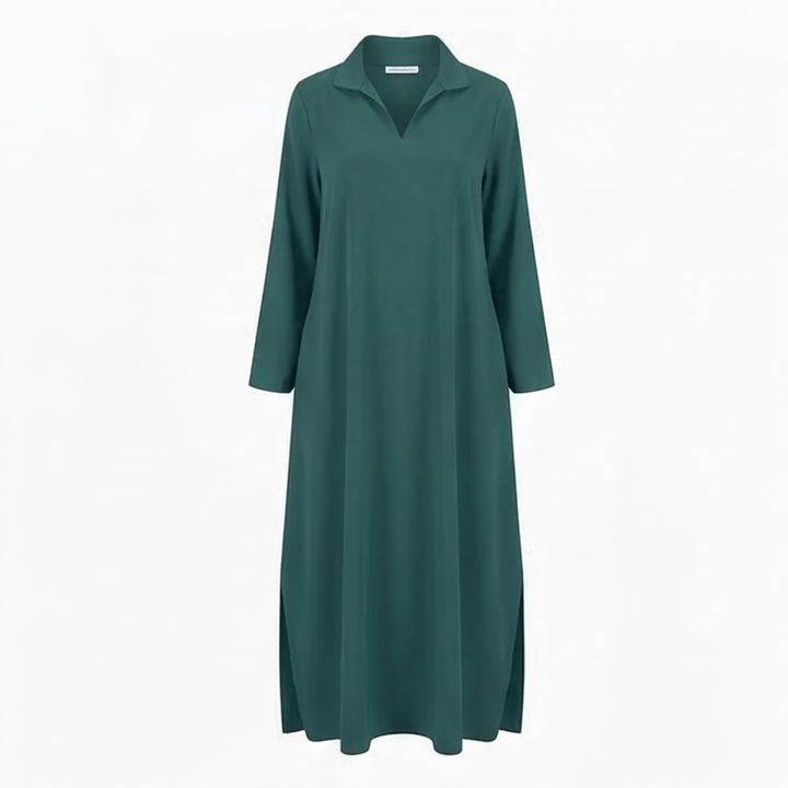 Veluna™ – Effortless Side Slit Maxi Dress