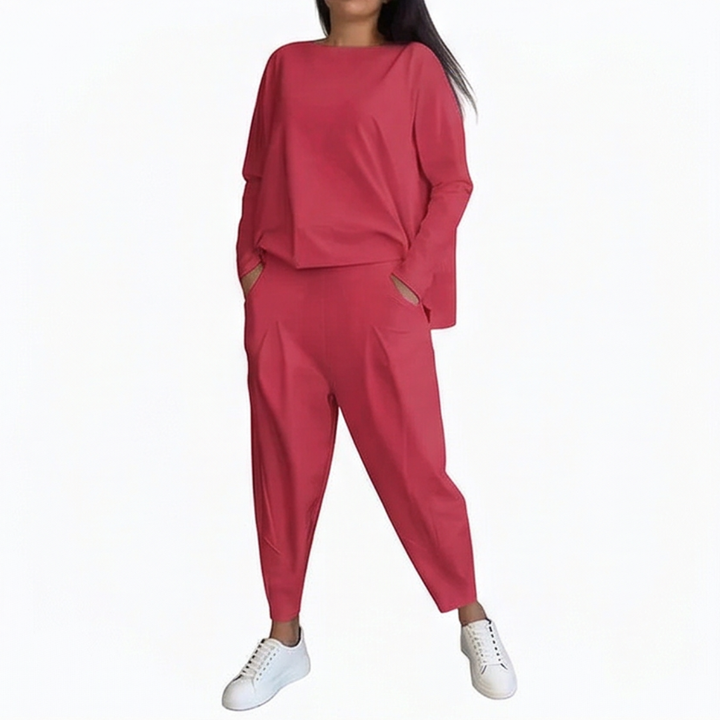 Lunaire™ Soft Cotton Two Piece Lounge Set