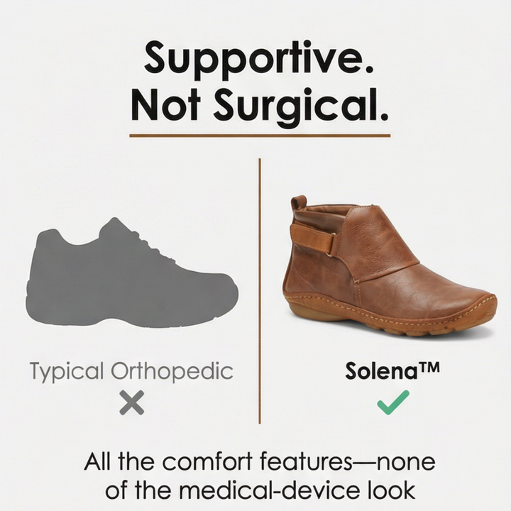 Solena™ Adjustable Ankle Boots for Sensitive Feet