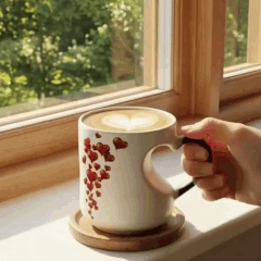 Lovira™ - Heart-Reveal Coffee Mug with Hidden Hearts