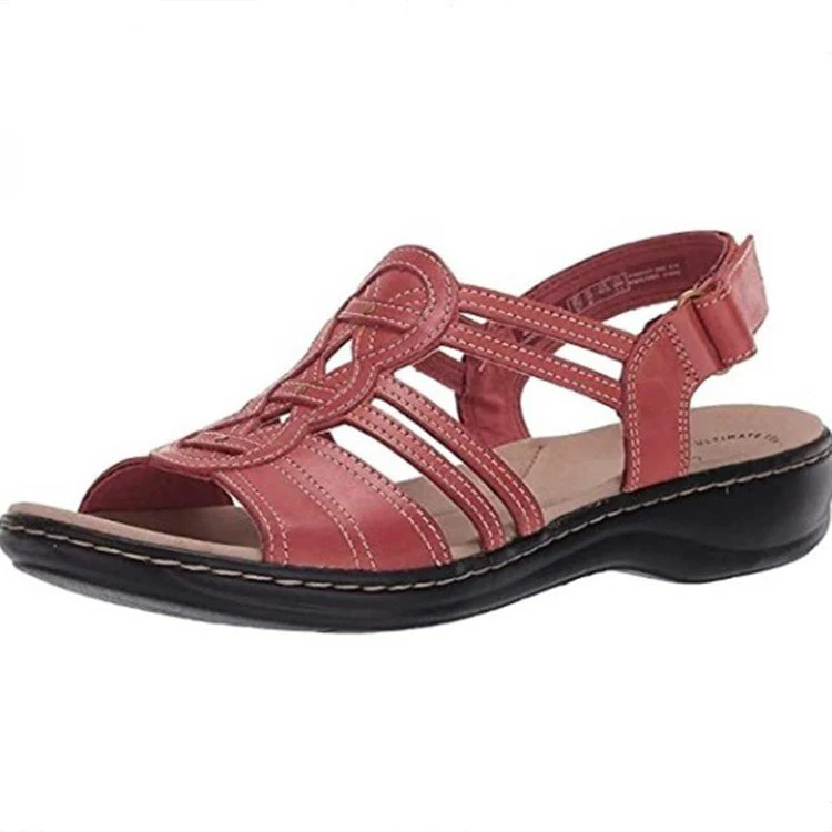 Solvana™ – Woven Leather Arch Support Sandals